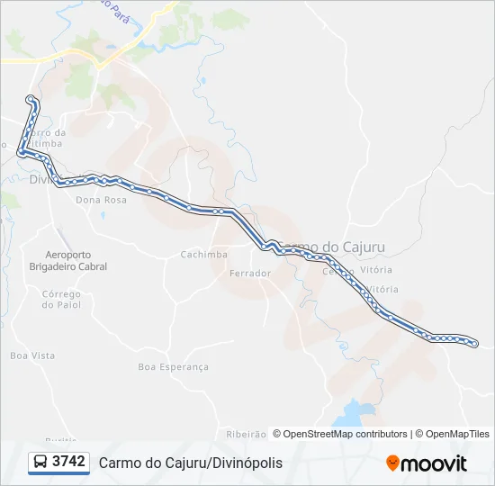 3742 Bus Line Map