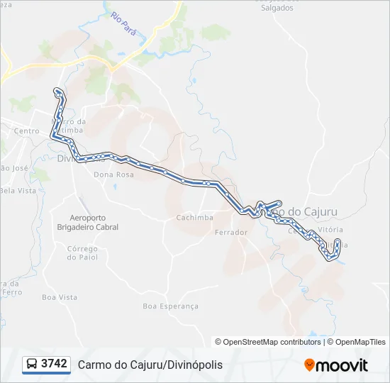 3742 Bus Line Map