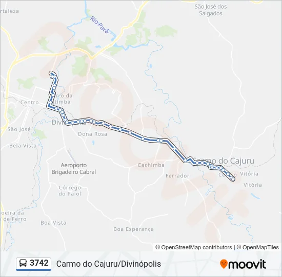 3742 Bus Line Map