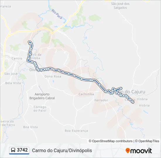 3742 Bus Line Map