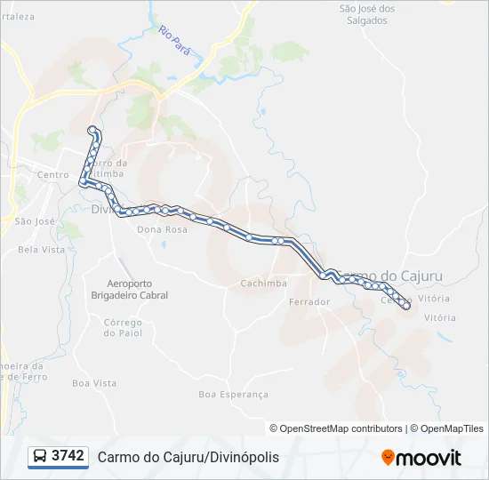 3742 Bus Line Map