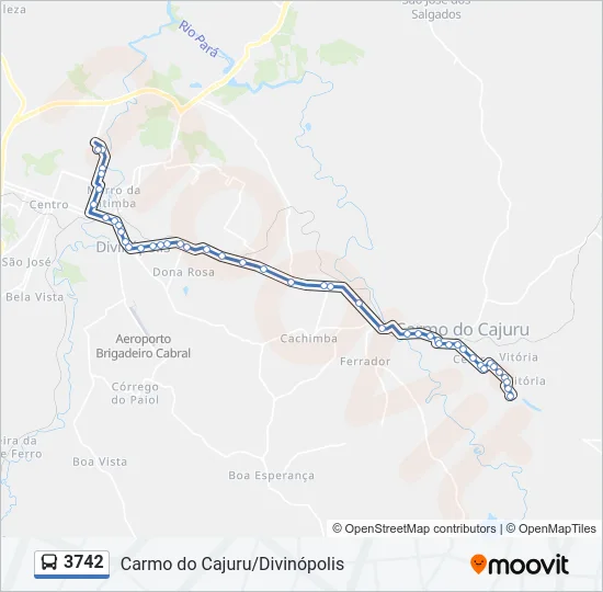 3742 Bus Line Map