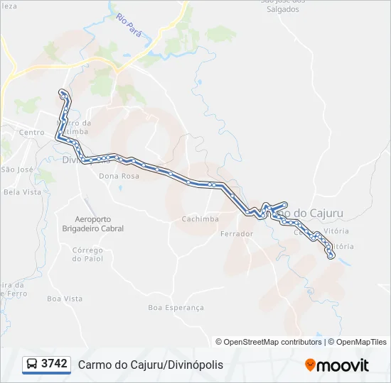 3742 Bus Line Map
