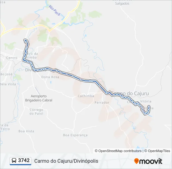 3742 Bus Line Map