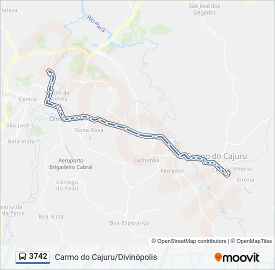 3742 Bus Line Map