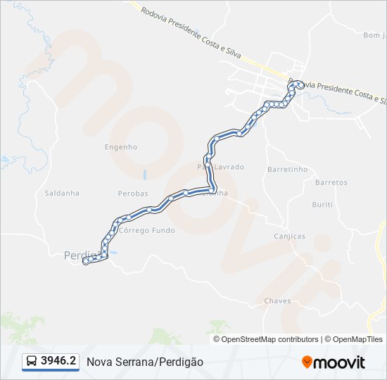 3946.2 bus Line Map