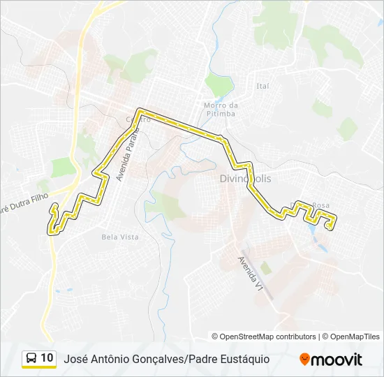 10 Bus Line Map