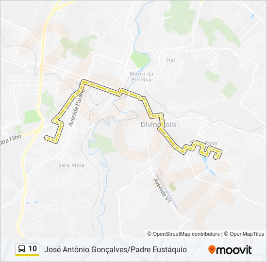 10 bus Line Map