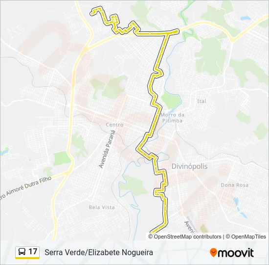 17 Bus Line Map