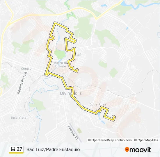 27 Bus Line Map