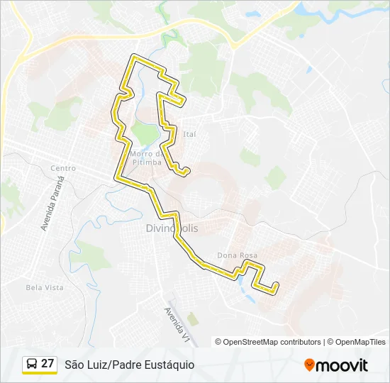 27 Bus Line Map