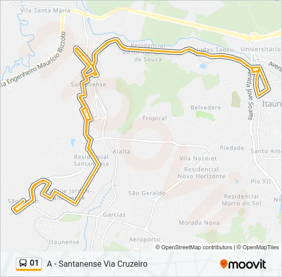 01 Bus Line Map