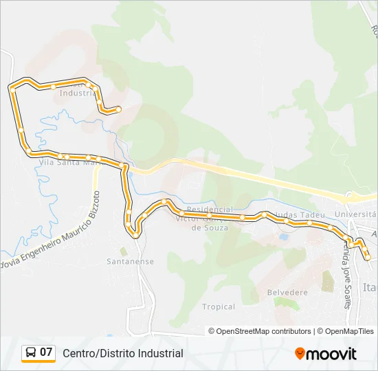 07 Bus Line Map