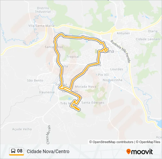 08 Bus Line Map