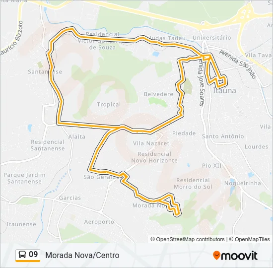 09 Bus Line Map