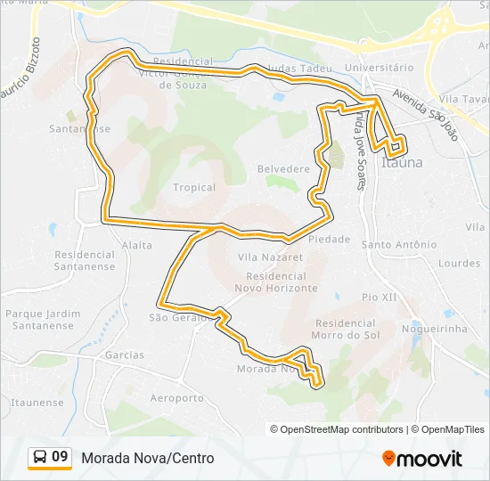 09 Bus Line Map