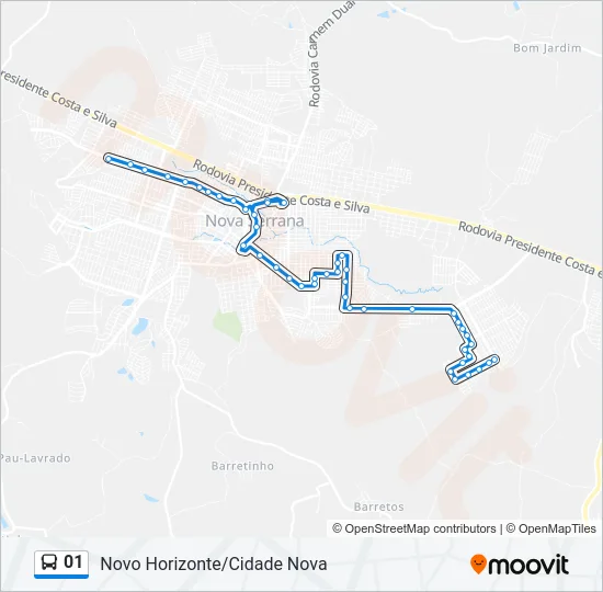 01 Bus Line Map