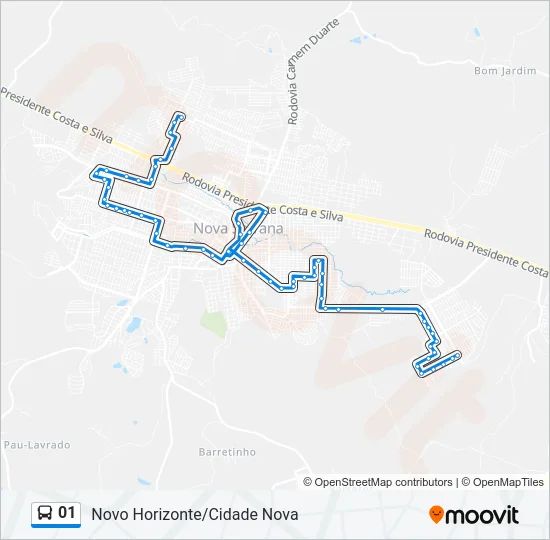 01 Bus Line Map