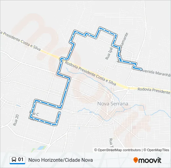 01 Bus Line Map