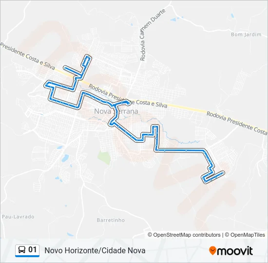 01 Bus Line Map