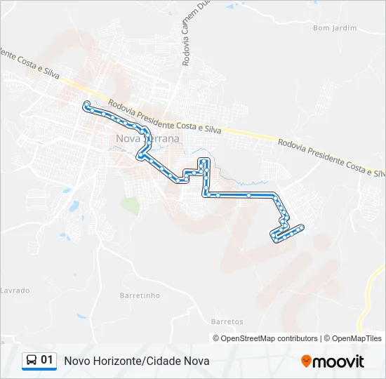 01 Bus Line Map