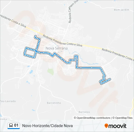 01 Bus Line Map