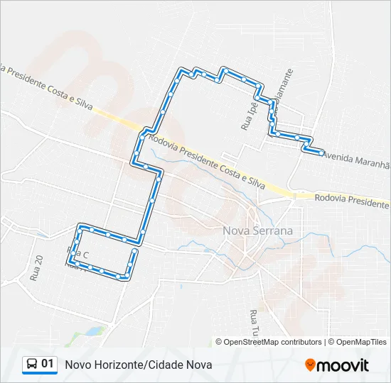 01 Bus Line Map