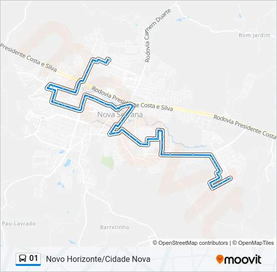 01 Bus Line Map