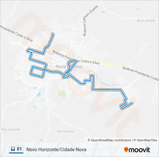 01 Bus Line Map