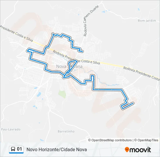01 Bus Line Map