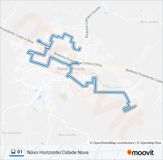 01 Bus Line Map