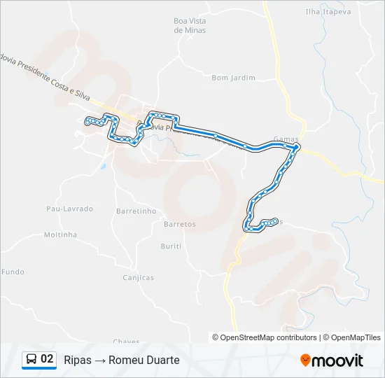02 Bus Line Map
