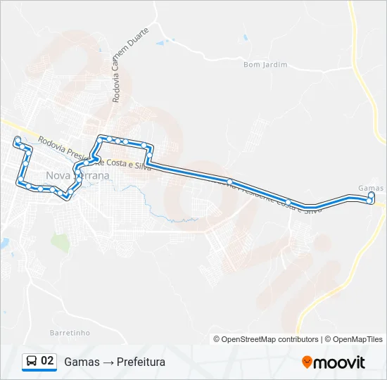 02 Bus Line Map