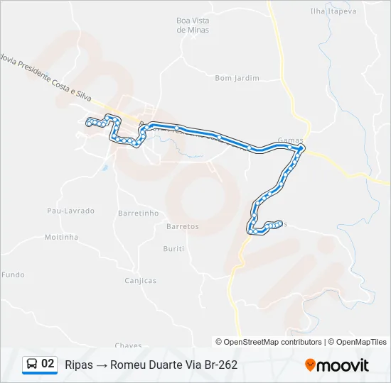 02 Bus Line Map