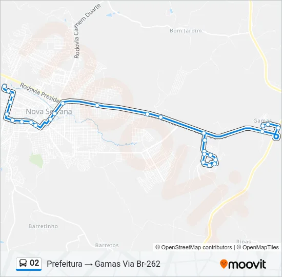 02 Bus Line Map