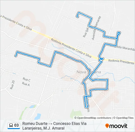 03 Bus Line Map