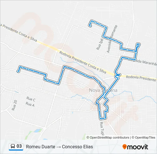 03 Bus Line Map