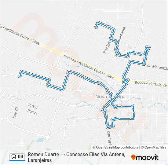 03 Bus Line Map