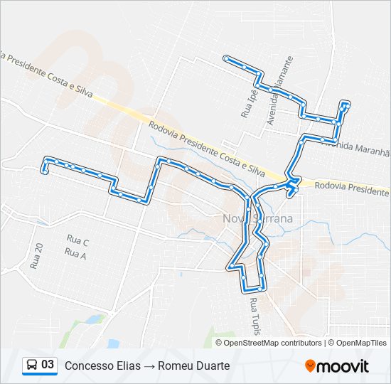 03 bus Line Map