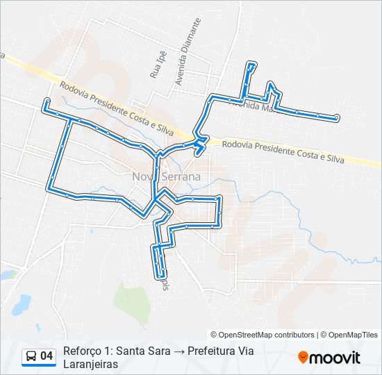 04 bus Line Map