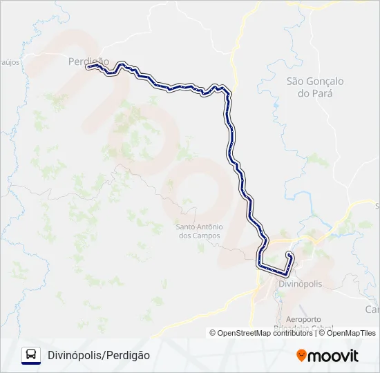 SÃO CRISTÓVÃO 3603 Bus Line Map