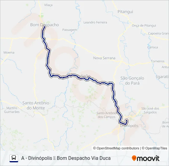 SÃO CRISTÓVÃO 3795 Bus Line Map