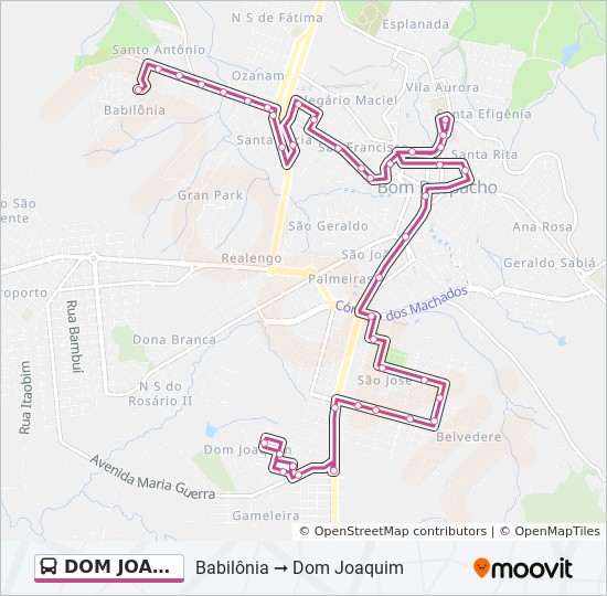 DOM JOAQUIM bus Line Map