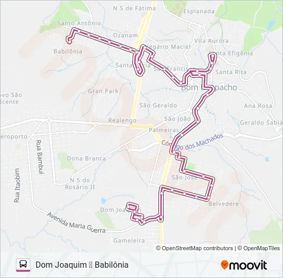 DOM JOAQUIM Bus Line Map