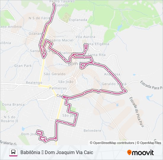 DOM JOAQUIM bus Line Map