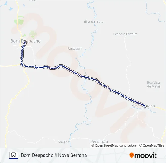 SÃO CRISTÓVÃO 3954.2 Bus Line Map