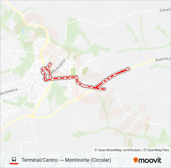 013 MONTINORTE Bus Line Map