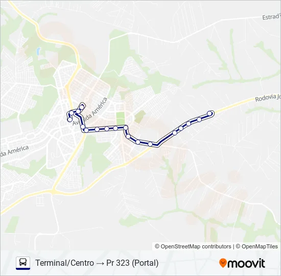 012 PR 232 (PORTAL) Bus Line Map