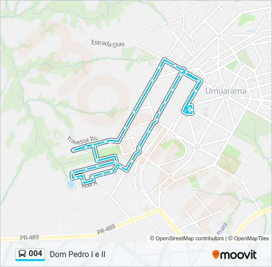 004 Bus Line Map