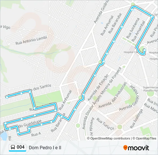 004 Bus Line Map